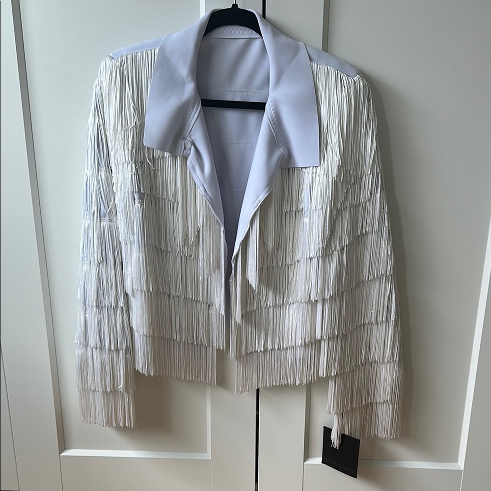 Fringe White Jacket